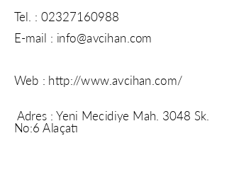 Avchan Ta Ev Otel iletiim bilgileri